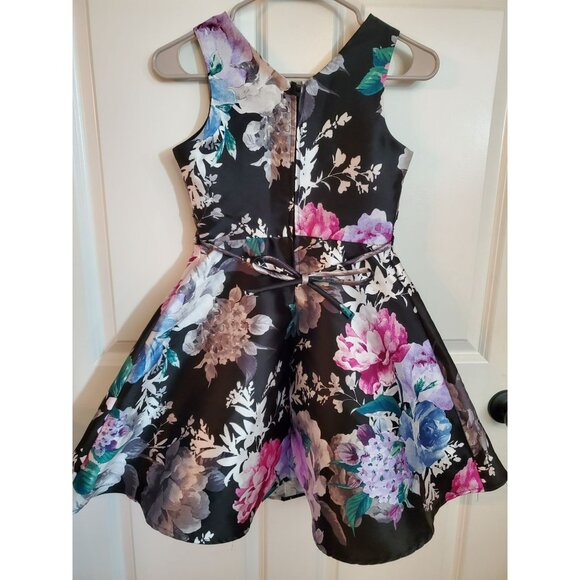 Xtraordinary kids girls dress size 12 zipper closure floral - Picture 2 of 9